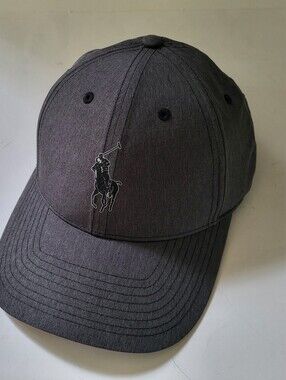 Polo Ralph Lauren Performance baseball hat BIG Pony DARK Gray mens womens